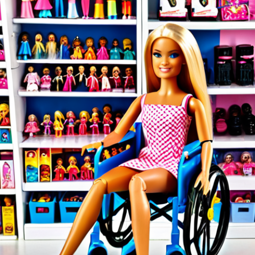 Home 17 캐릭터 완구 브랜드 순위 - Diverse Barbie Collection**
"A brightly lit toy store shelf overflowing with Barbie dolls of divers...