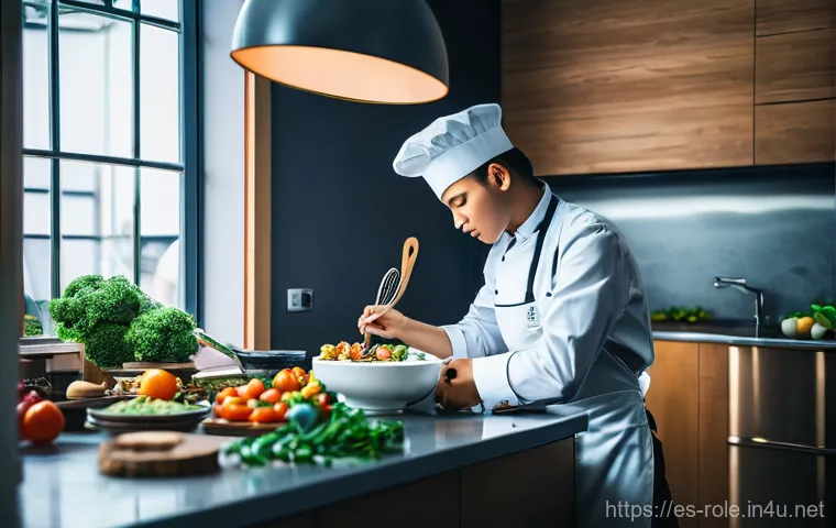 요리사 놀이 조리 놀이 세트 - Here are three image generation prompts in English, designed to be detailed and adhere to all specif... 요리사 놀이 조리 놀이 세트 - Here are three image generation prompts in English, designed to be detailed and adhere to all specif...