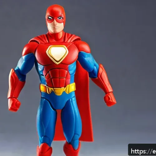 Home 30 캐릭터 완구 소비자 후기 - A detailed close-up of a high-quality action figure made from reinforced plastic with non-toxic pain...