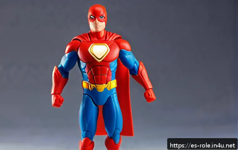 캐릭터 완구 소비자 후기 - A detailed close-up of a high-quality action figure made from reinforced plastic with non-toxic pain...
